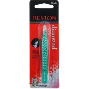 Revlon Diamond Collection Green Slant Tweezers NWT